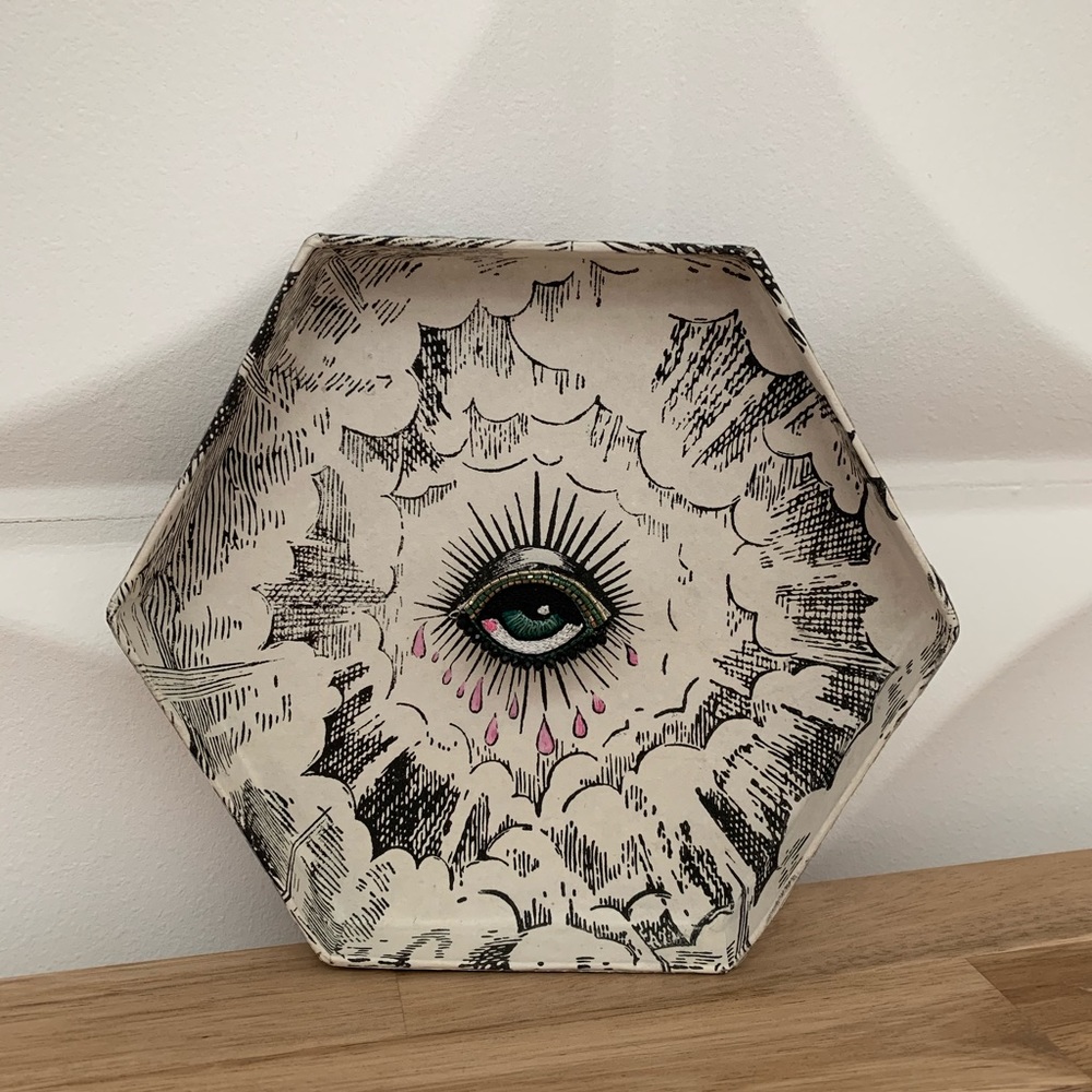 Antoinette Poisson and Celeste Mongador wall art.